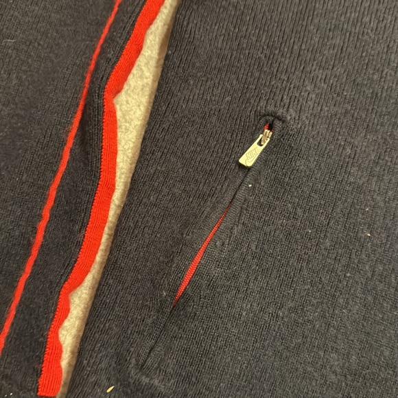 Vintage Nike Mens M Travis Scott Mini Swoosh Wool Blend Knit Full Zip Sweater - Picture 4 of 6